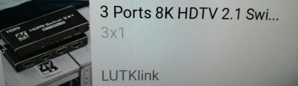 HDMI kytkin 3-1
